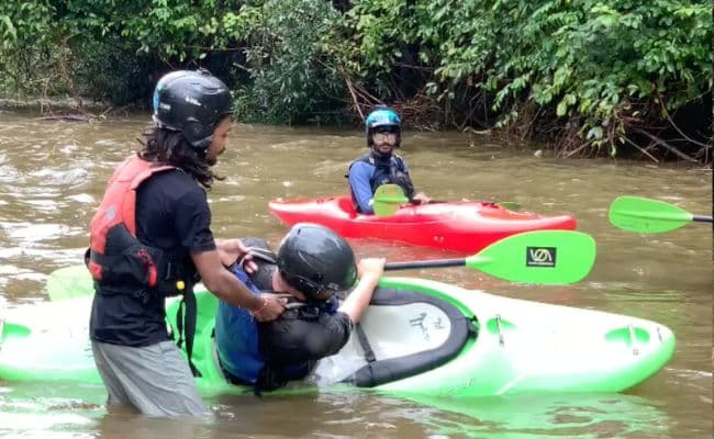 Roll training session