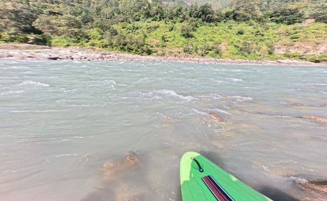 Kayaking POV in Alaknanda River