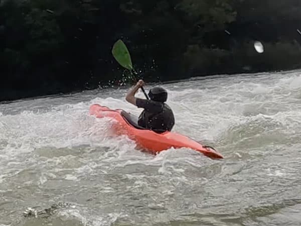 Learners trying eddy out and in technique