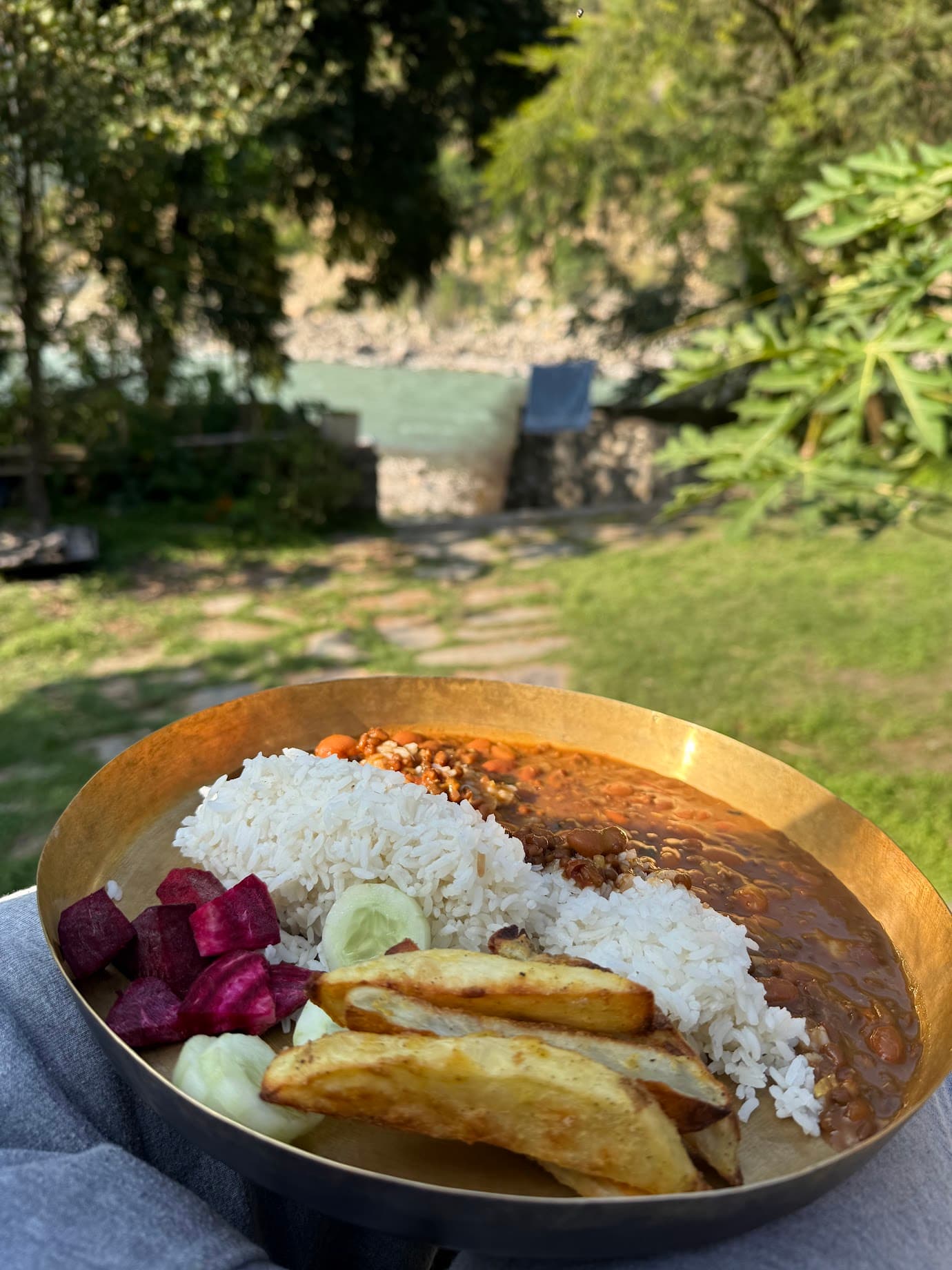 Fresh healthy homely food