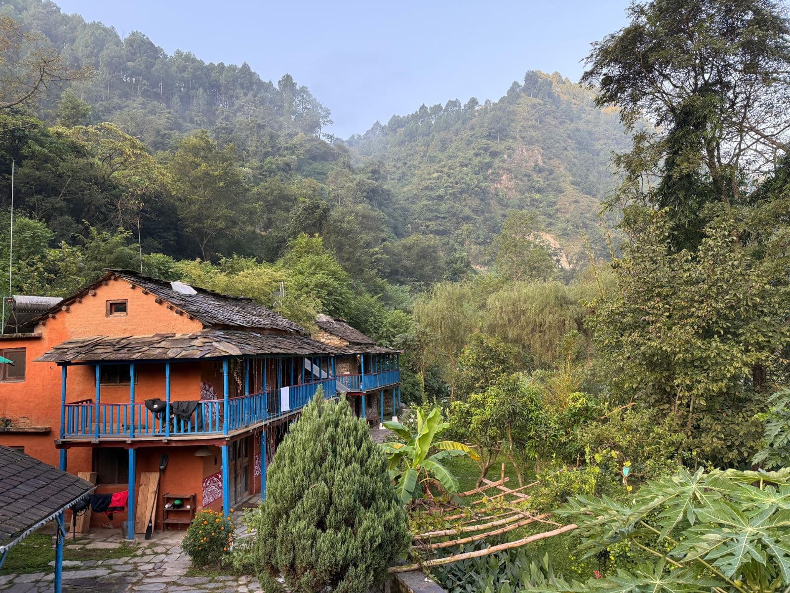 The main lodge buildings