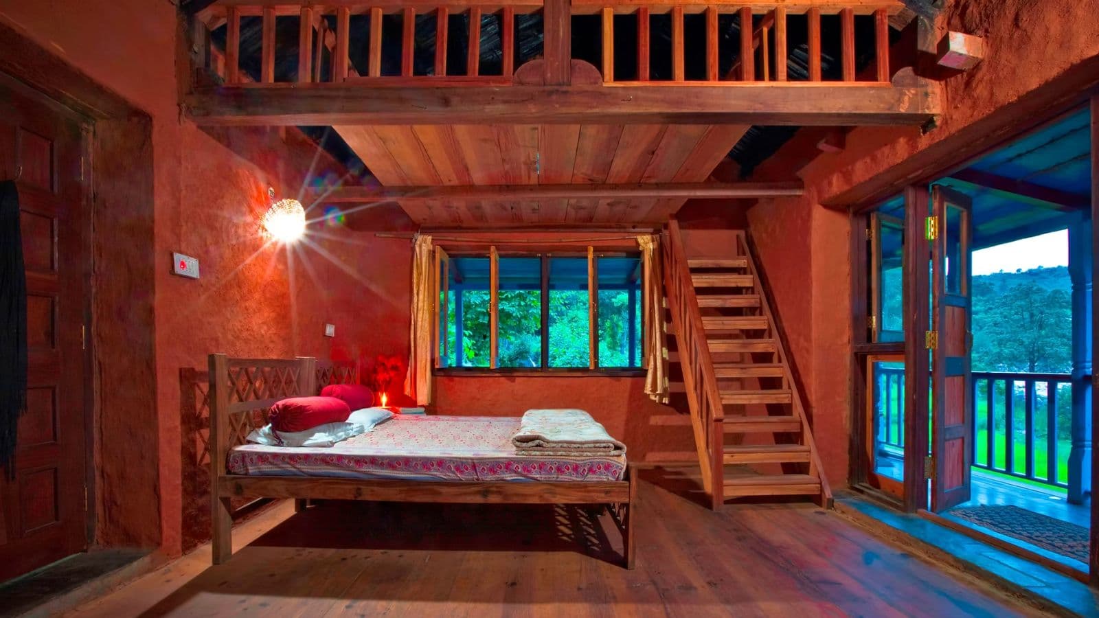 A room at Shivanandi River Lodge